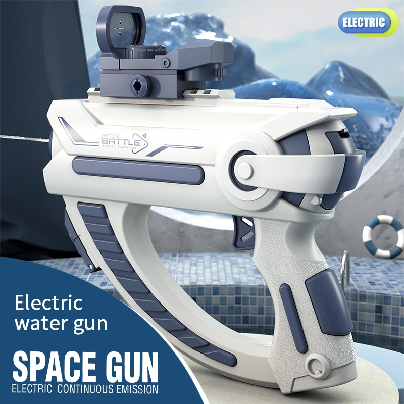 Pistola de jato de água de alta pressão Space Water Blaster operada a bateria alta Capacity Plastic Electric Water Gun Toy para criança