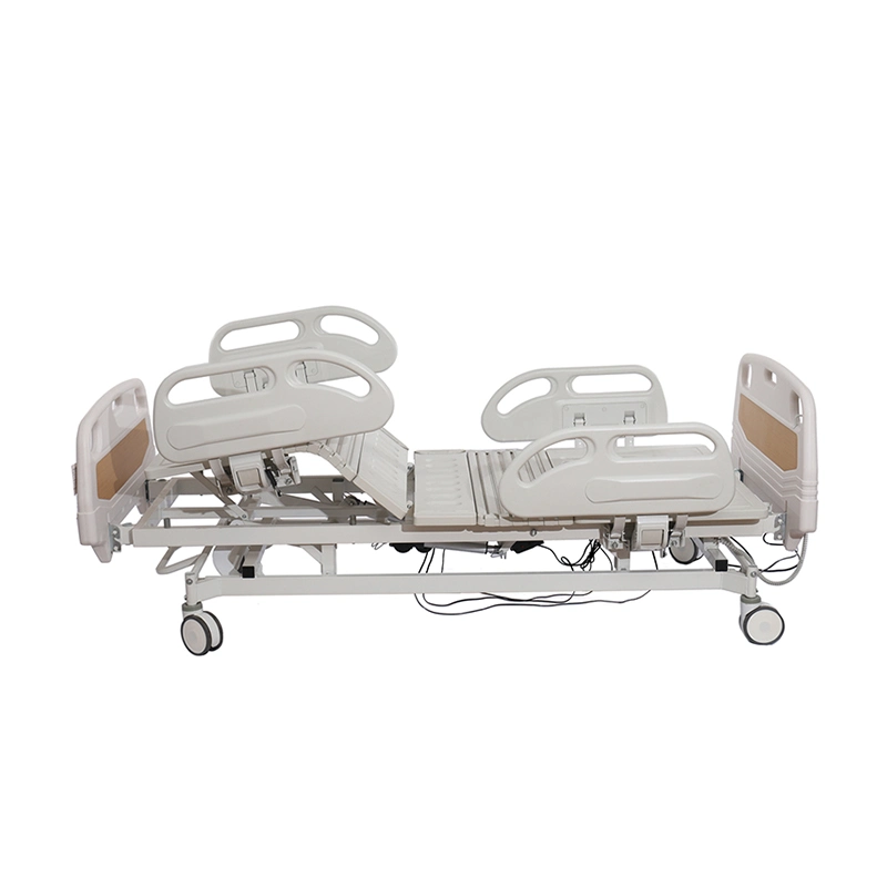 Medical Equipment Powered Electric Five Functions Inclinable ICU Hospital Bed