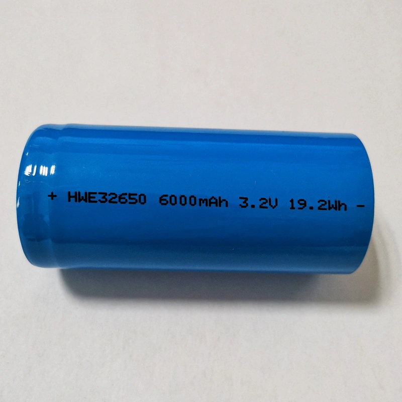 Bis Approved 3.2V 6000mAh 32650 LiFePO4 Cell