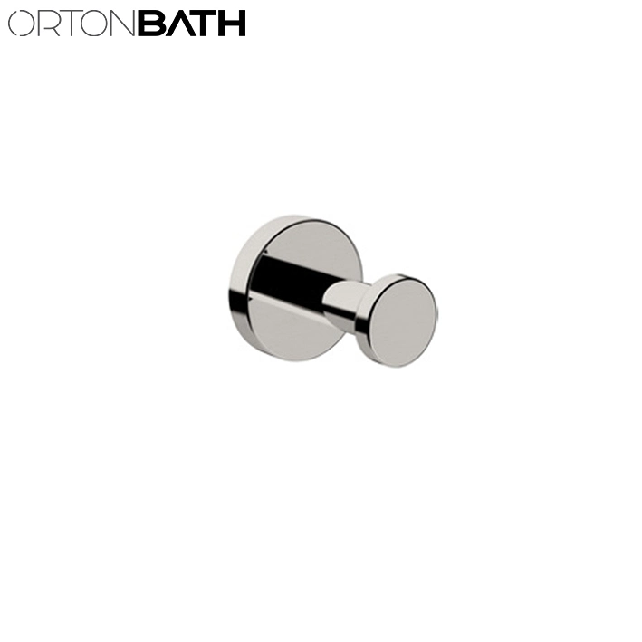 Ortonbath Classic Stainless Steel Round Base Zinc Ss Bathroom Hardware Set Adjustable Towel Bar, Toilet Paper Holder, Towel Ring Bathroom Accessories Towel Bar