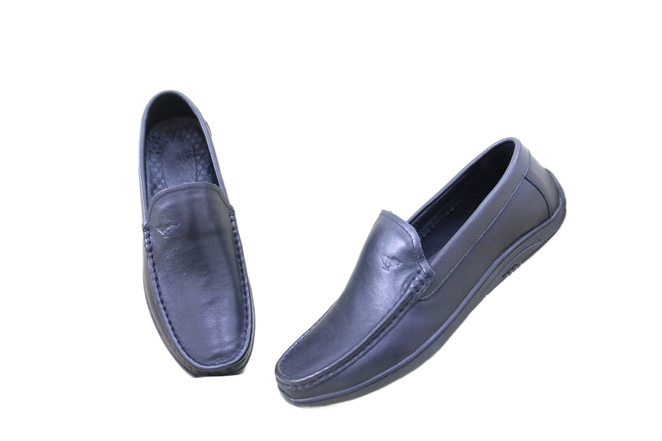 Classic Outdoor Travel Soft Rubber Sole Leather Business Men Leisure Casual Shoe