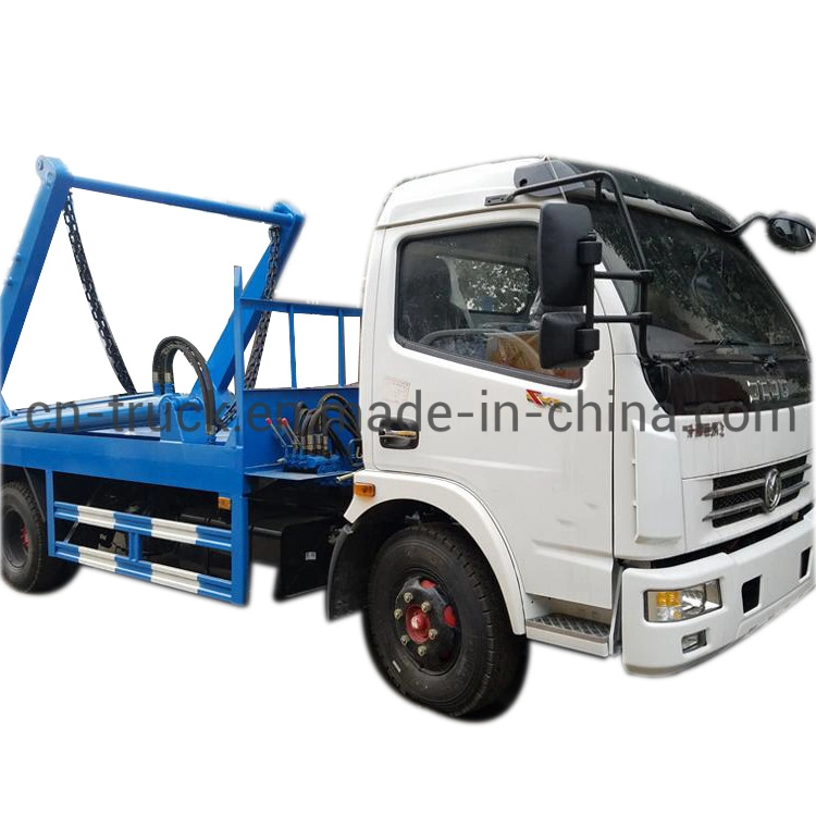China Middle Size 6000L 7000L Rubbish Truck Swing Arm Garbage Truck