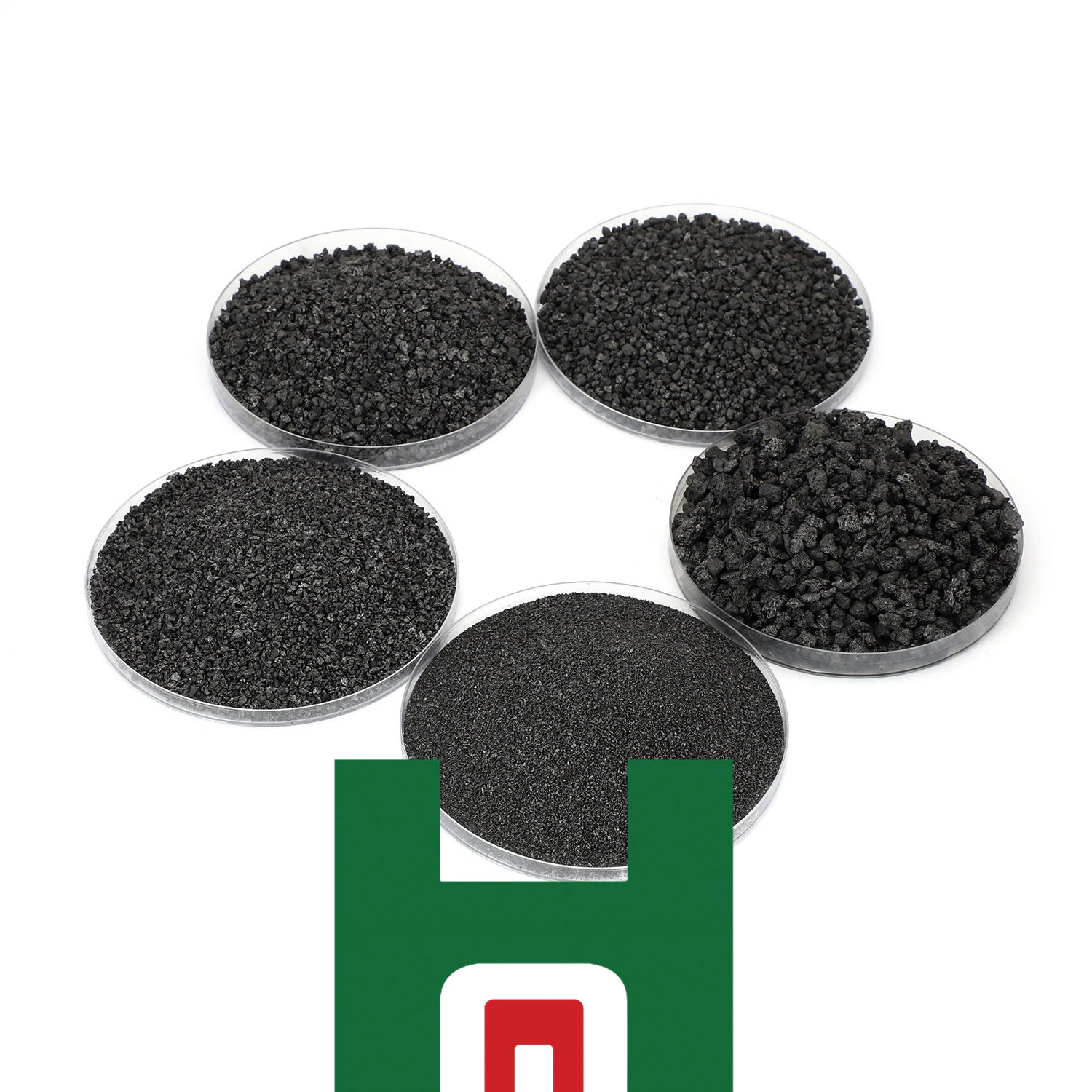 Size 3-8mm Recarburizer Fundigraf Fe-Nodular Graphite Petroleum Coke