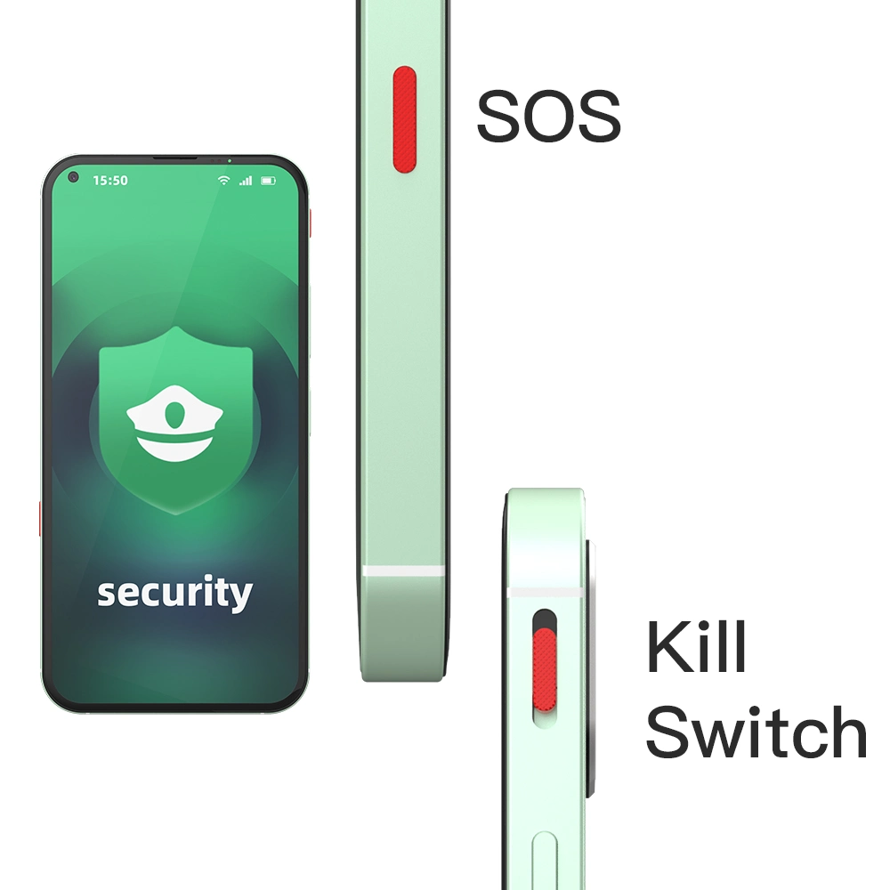 6.5 personnalisés" cryptée ODM Téléphone téléphone Android Sos de la sécurité des téléphones de fonction personnalisés