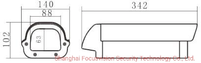 2MP CCTV-Überwachungskamera für die Außenverkehrserkennung, Fahrzeugerkennung und OCR (Optical Character Recognition)