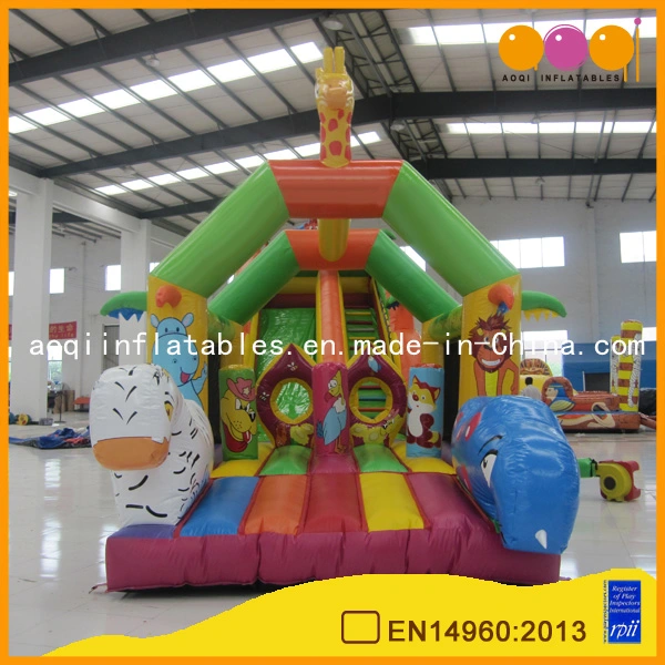 Inflatable Slide Toy Combined with Bouncer and Obstacle (AQ01107)