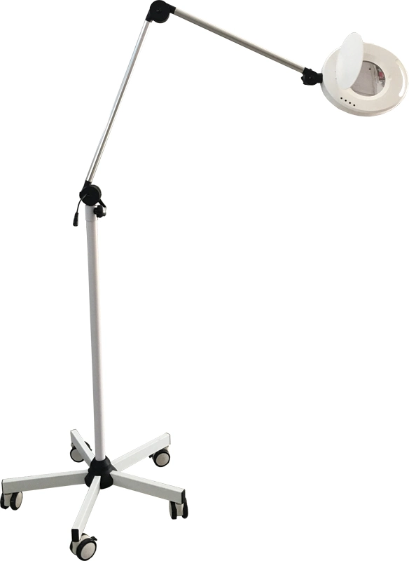 Skin Examination LED Magnifier & UV Lamp White Light Ks-1088u with Metal Mobile Base