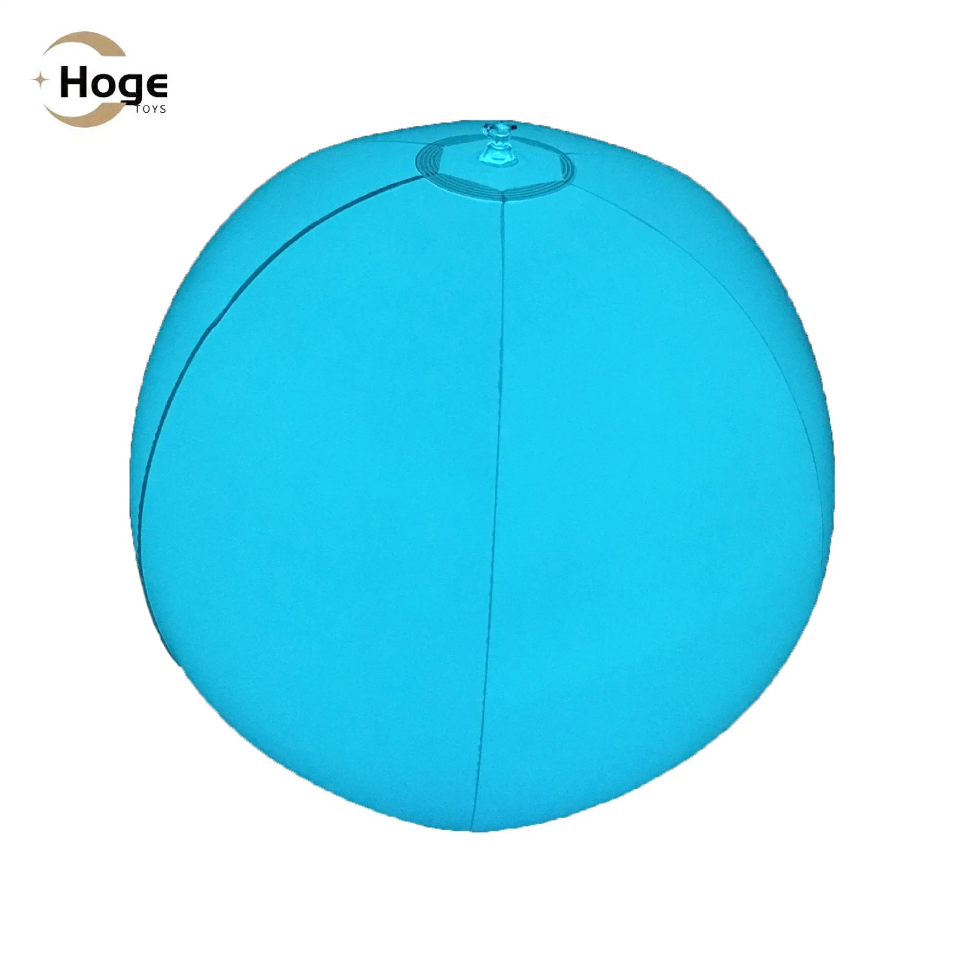 37.4in Inflatable Beach Ball Inflator Remote Control Color-Changing LED Light Ball