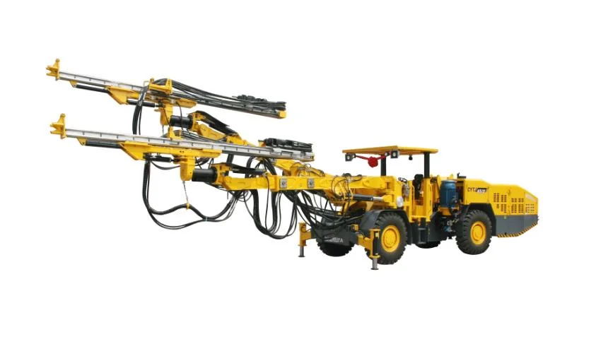 Telescopic Double Boomer/Twin-Boom Hydraulic Drilling Jumbo for Mining Use