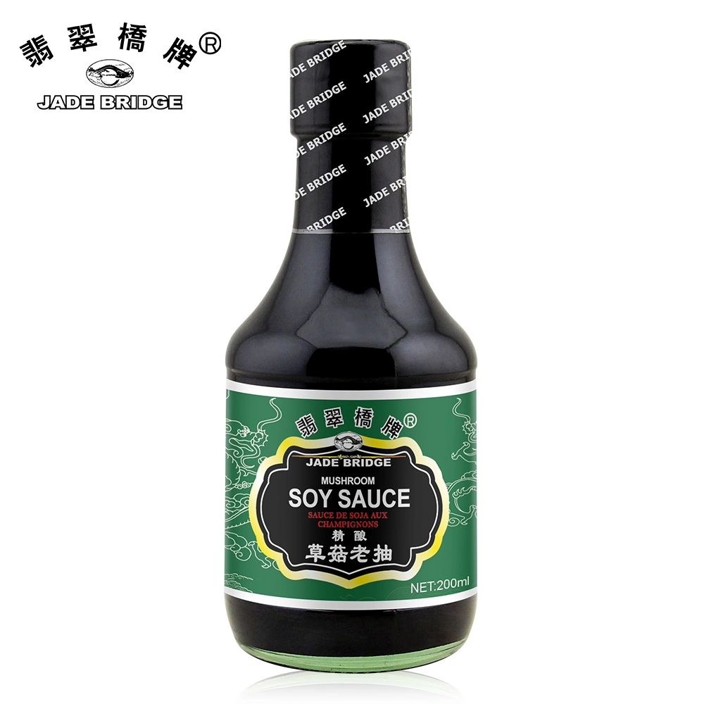 Fabricant OEM chinois bouteille de 150 ml Jade Bridge Mushroom Soy Sauce en gros avec prix d'usine