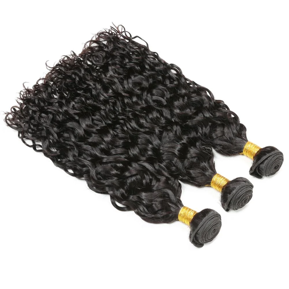 Kbeth Tissage de cheveux humains indiens Water Wave pour femme noire 2021 Mode 100% vierge Meilleures extensions de cheveux humains brésiliens Remy de 8 pouces en stock