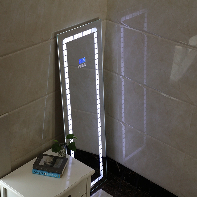 Smart Vestidor todo el cuerpo de la pared de cristal de espejo de maquillaje LED