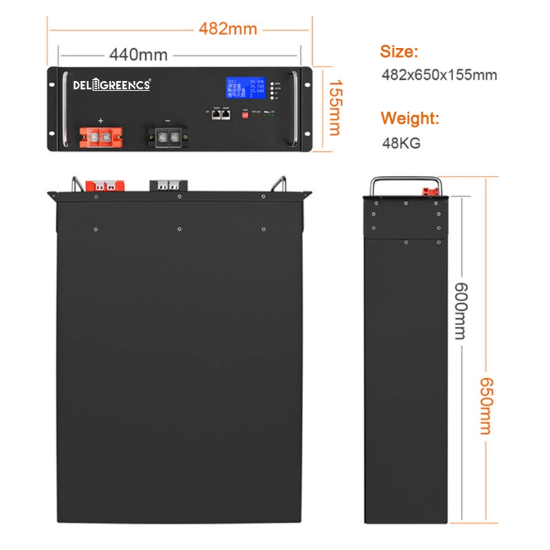 Lithium Ion Batteries 48V 50ah Energy Storage Battery Lithium Battery for Household Solar Power Supply System