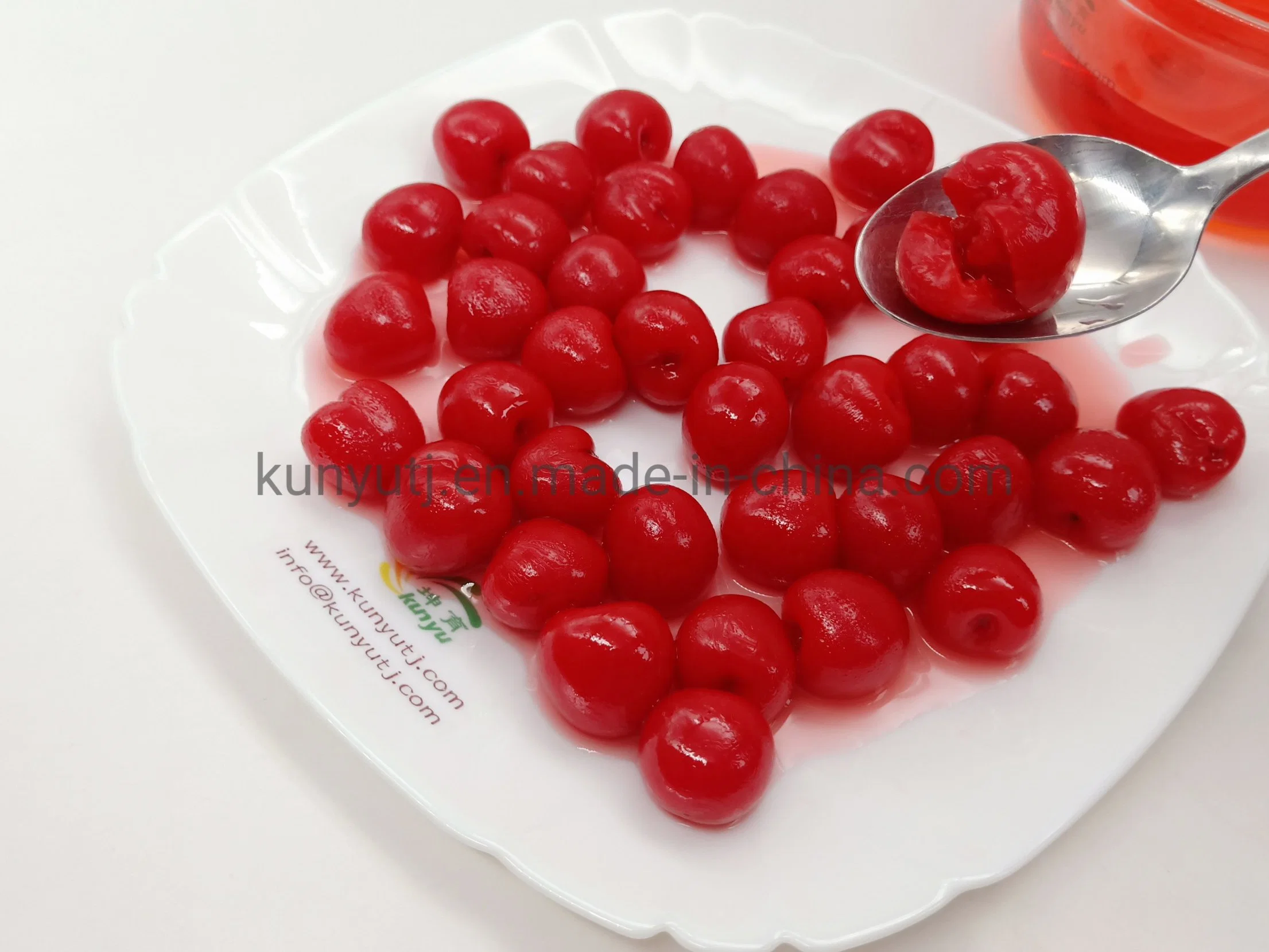 Healthy and Natural New Crop Canned Red Cherry in Light Syrup