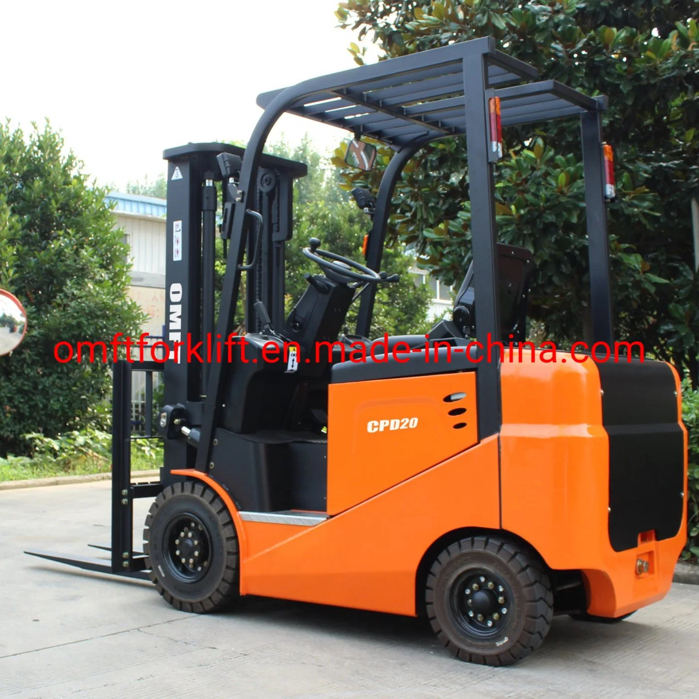 2ton 2000kg Cpd20 4 Wheels Smart Mini Battery Counterbalanced Electric Forklift Truck Ce ISO