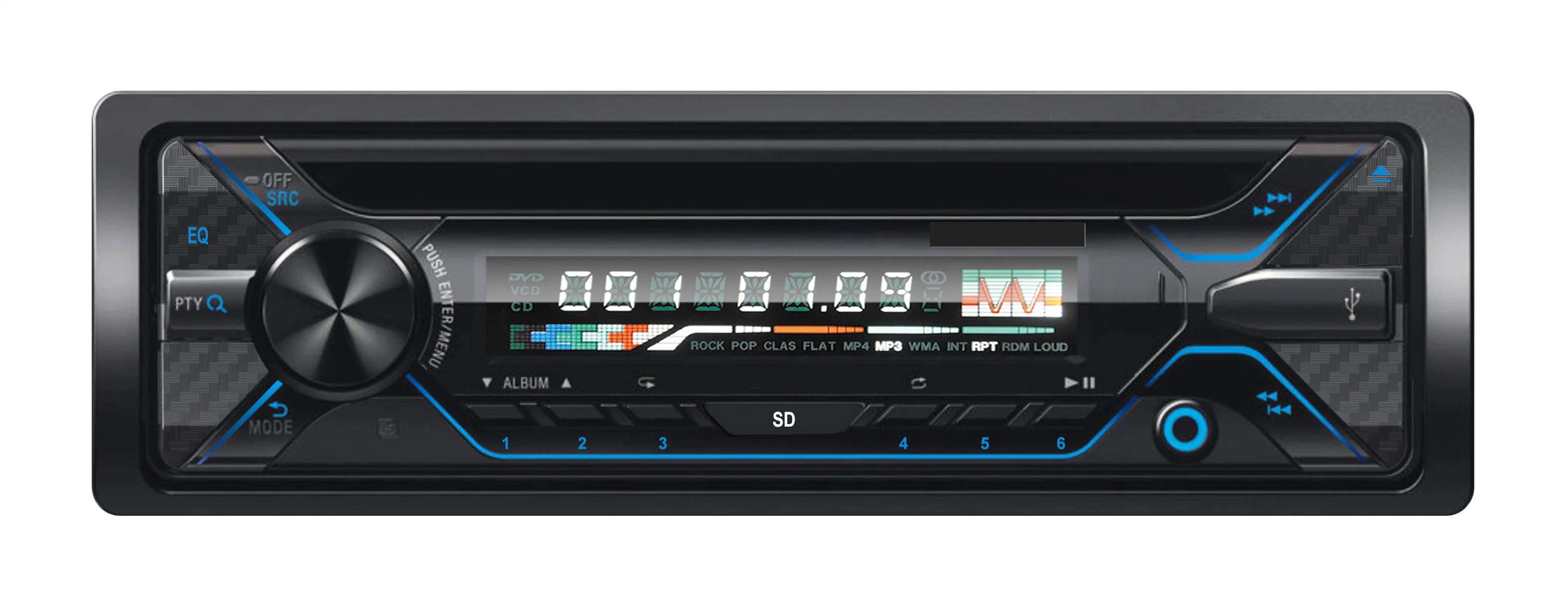 Cheap Price Univeral 1 DIN Car Audio DVD Player with USB/SD/Aux/FM