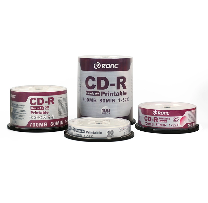 CD-R vierge de 700 Mo avec emballage Shrinkwrap