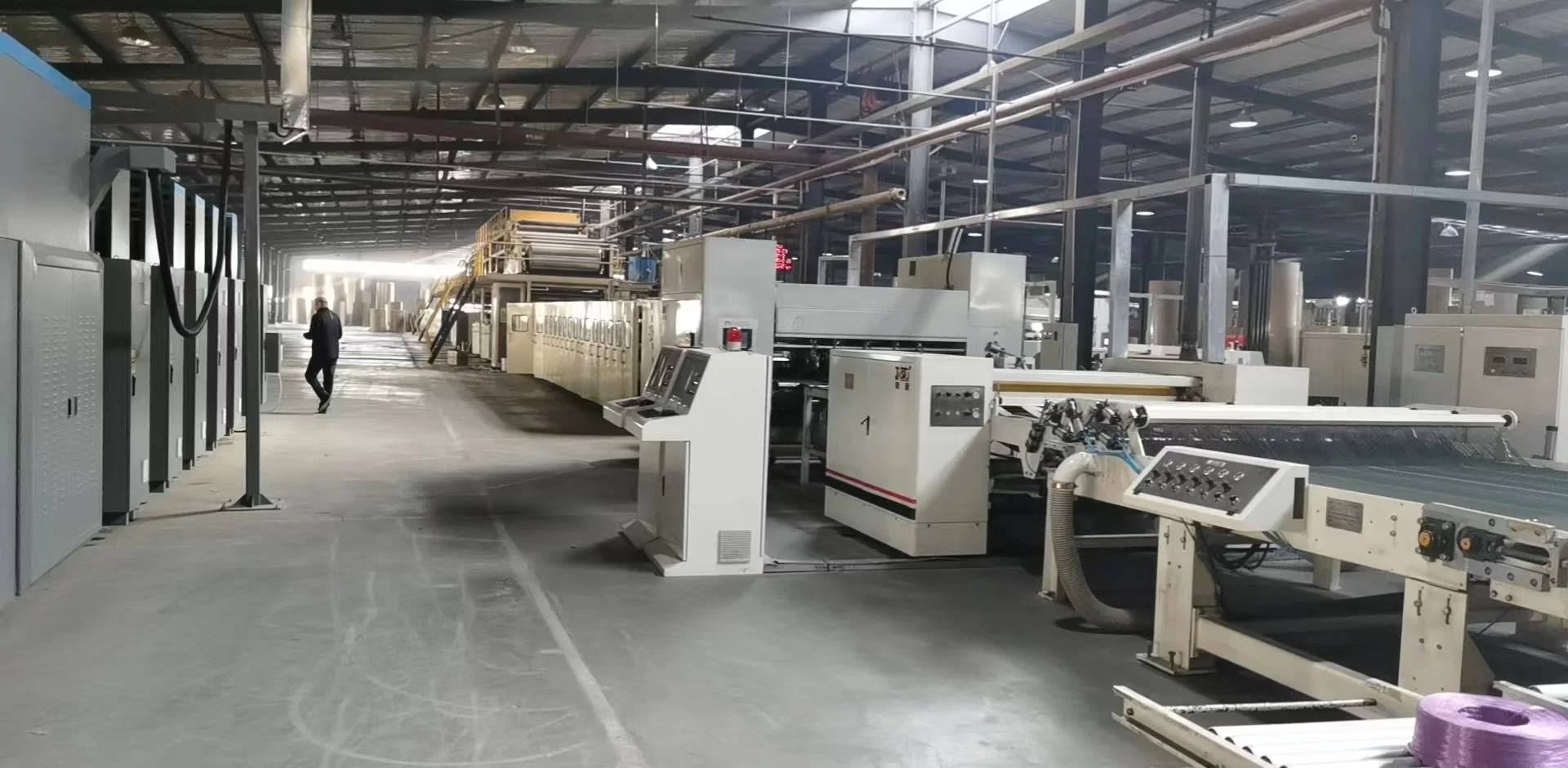 Wj-100-1800 3/5/7 Ply Corrugated Board Making Machine Cardboard Production Line Paper Processing Machine