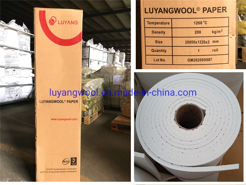 High Purity Alumina Silicate Manufacturer Price Ceramic Fiber Paper