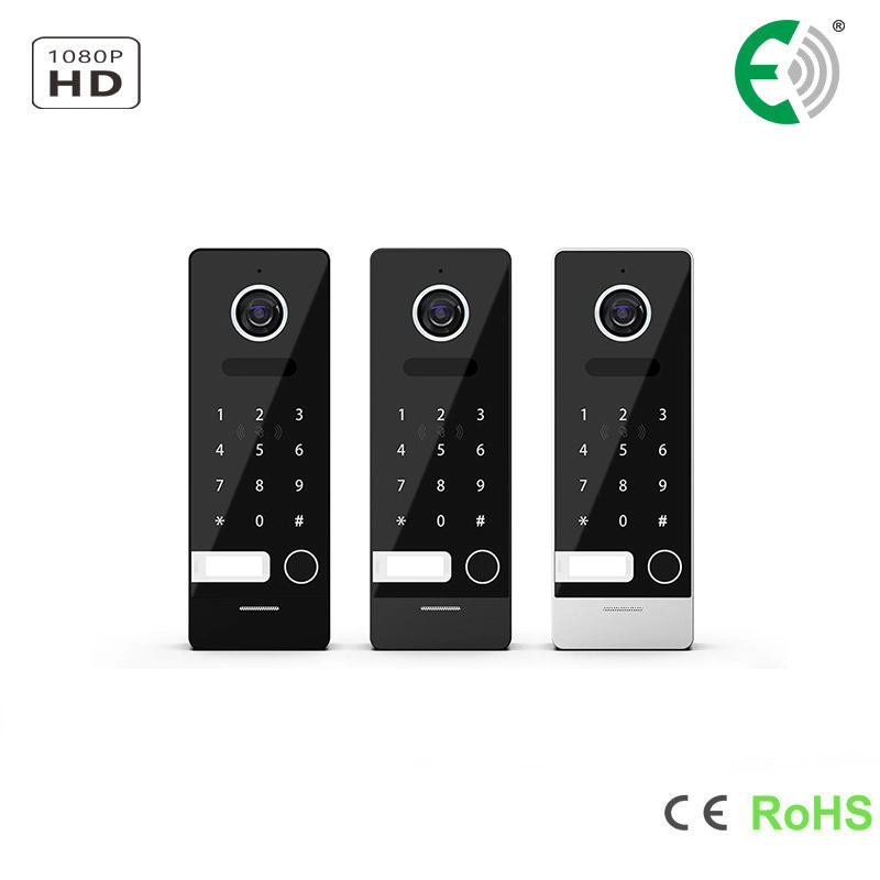 4-Wire WiFi 7" Screen Home Security Doorbell Interphone Video HD Doorphone
