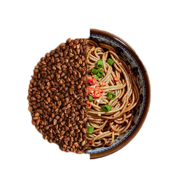 Bio getrocknete Buckeheize Gewichtsverlust Soba Spaghetti Nudeln mit High Protein Glutenfreie Fitness-Mahlzeit