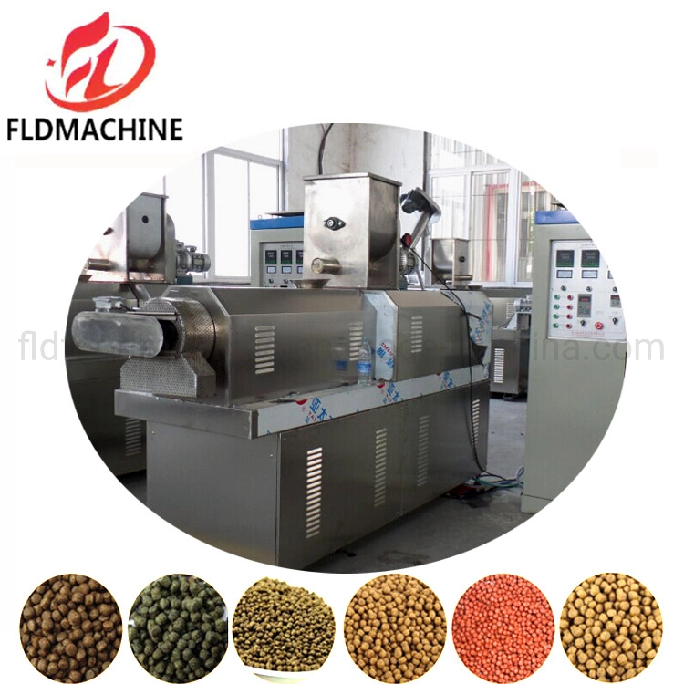 China Famous Pet Machinery Factory Animal Dog Feed Extruder Pellet Floating Fish Food Machine