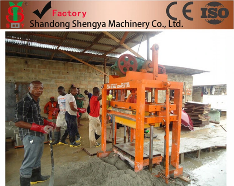 Qtj4-40 Concrete Cement Brick Mould Making Machine Prices