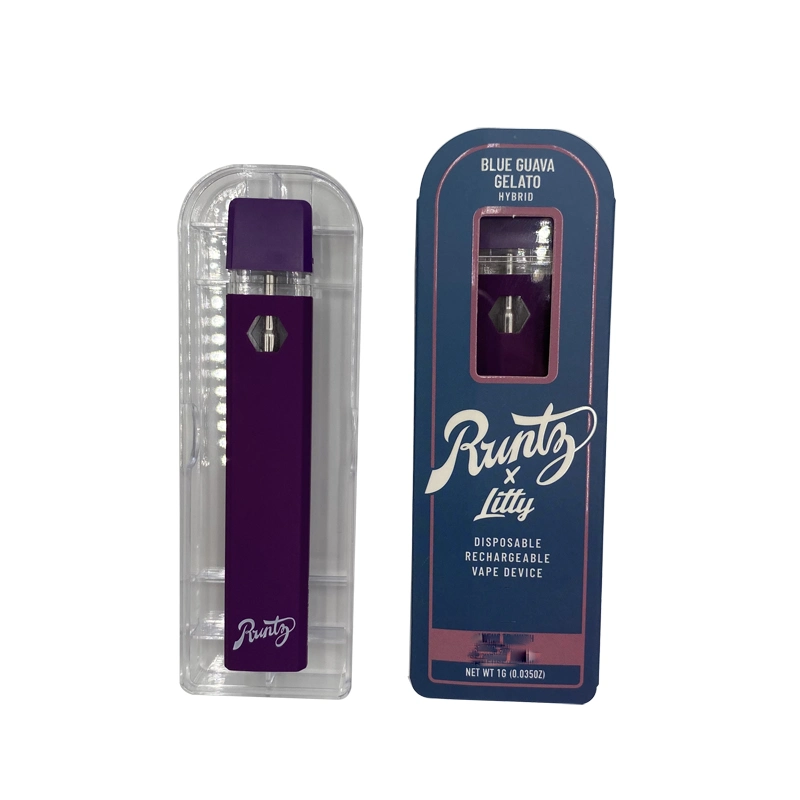 Runty Litty Disposable/Chargeable Vape القلم 1.0مل الإلكترونية vape القردة فارغ