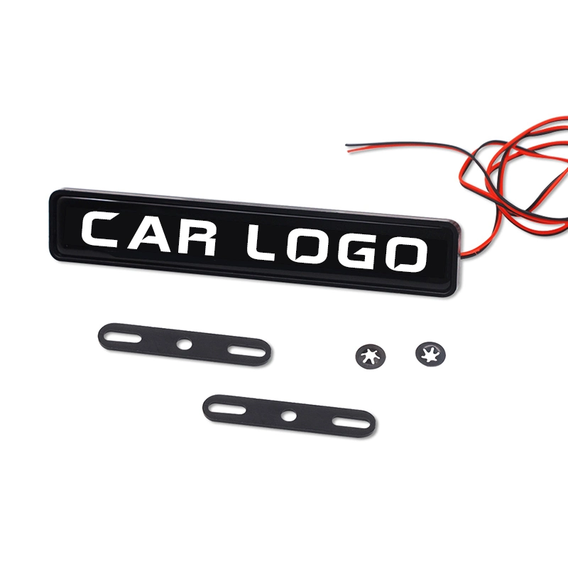 Car Logo LED Light Front Grille Emblem Badge Illuminated Quality Accessories for Car Tuning