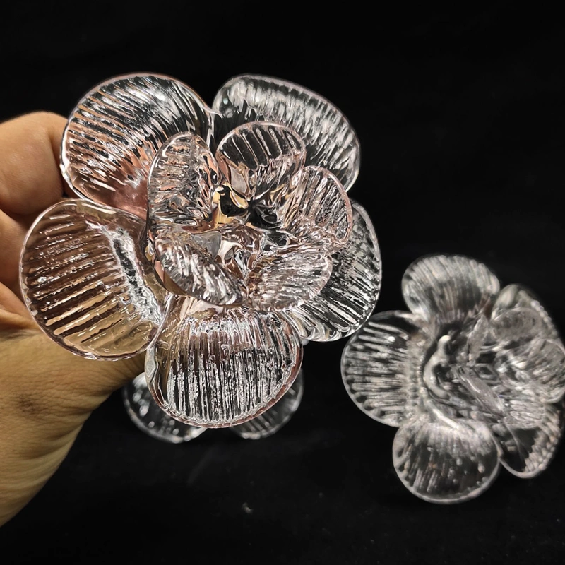 Handgemachte Kunst Glas Rose Blume für Anhänger Beleuchtung Custom Design akzeptabel.