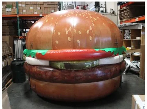 2023 New Large Inflatable Hamburger Replica