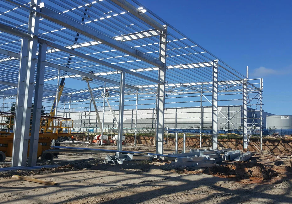 الصين مجلفنة قبل هندس الصلب الإطار (Steel Frame Farm Equipment) خزانة الأدوات مبنى التخزين ذو الظل