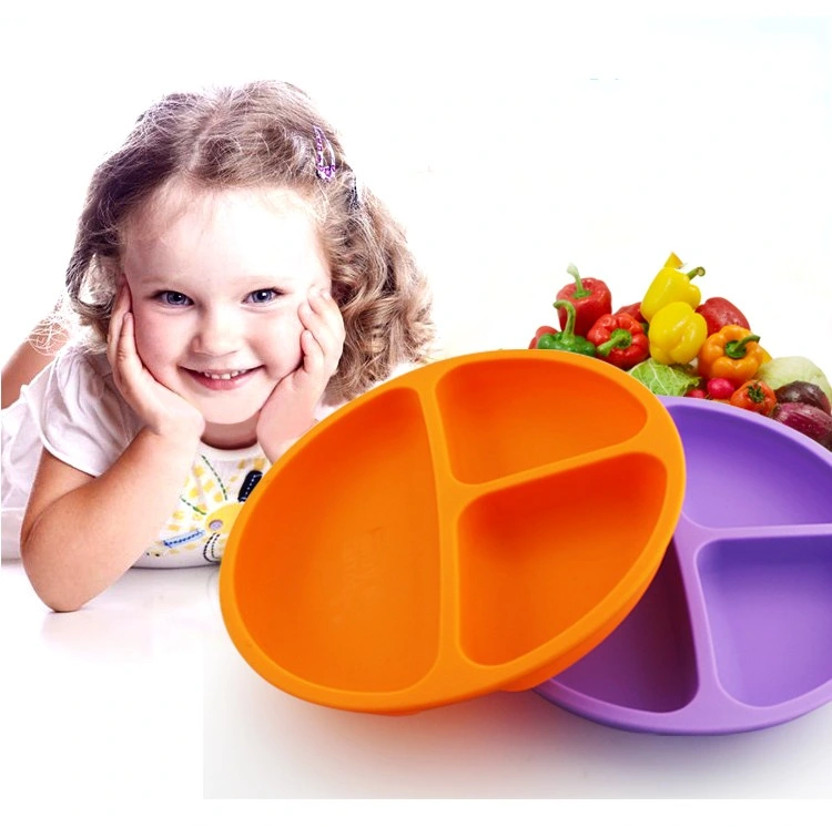 Baby/Toddler Divided Plate Silicone Grip Dish