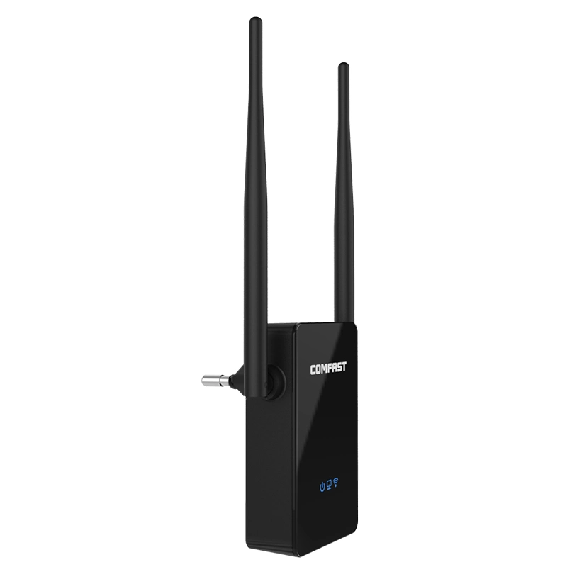 Una buena calidad extensor Comfast repetidor inalámbrico 300Mbps Amplificador de señal WiFi US/EU/RU