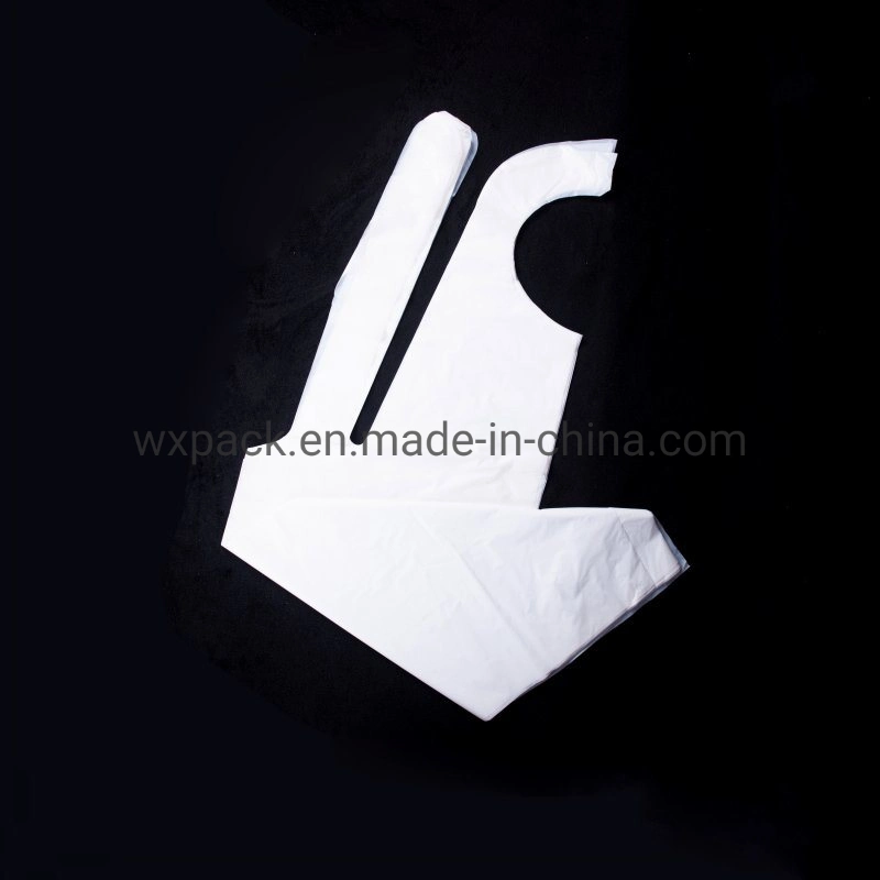 Disposable Plastic PE Flat Salon Apron