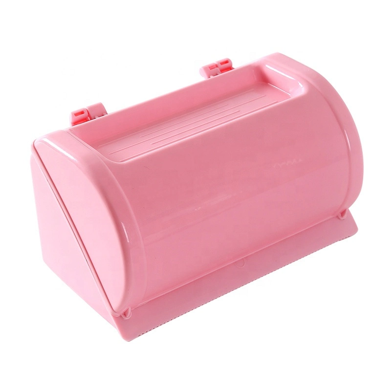 Plastic Waterproof Toilet Paper Holder Toilet Tissue Storage Box Self Adhesive Bathroom Roll Paper Holder