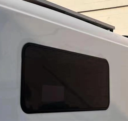 Maygood 1000*600mm Accesorios de coche Perfil de aluminio Anti-Scratch lado y trasero Ventana con cortina