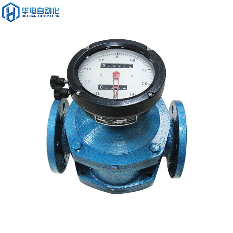 Flange Type Diesel Oil Oval Gear Flow Meter for Bitumen