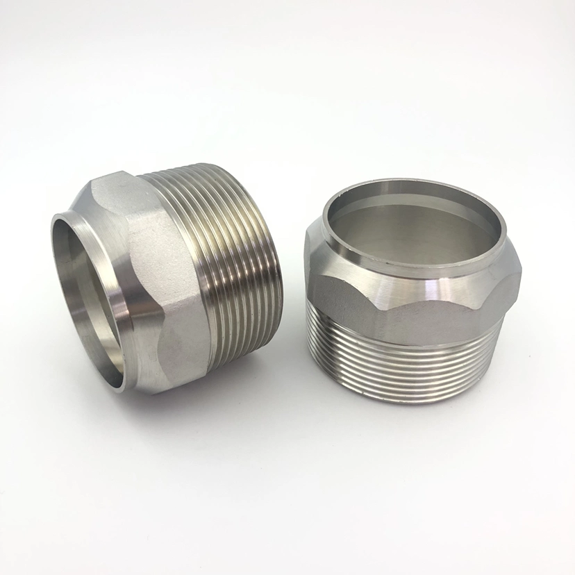 Forging Pipe Fitting Stainless Steel Ss 304 316L Female Thread BPS NPT Hexagon Nipple