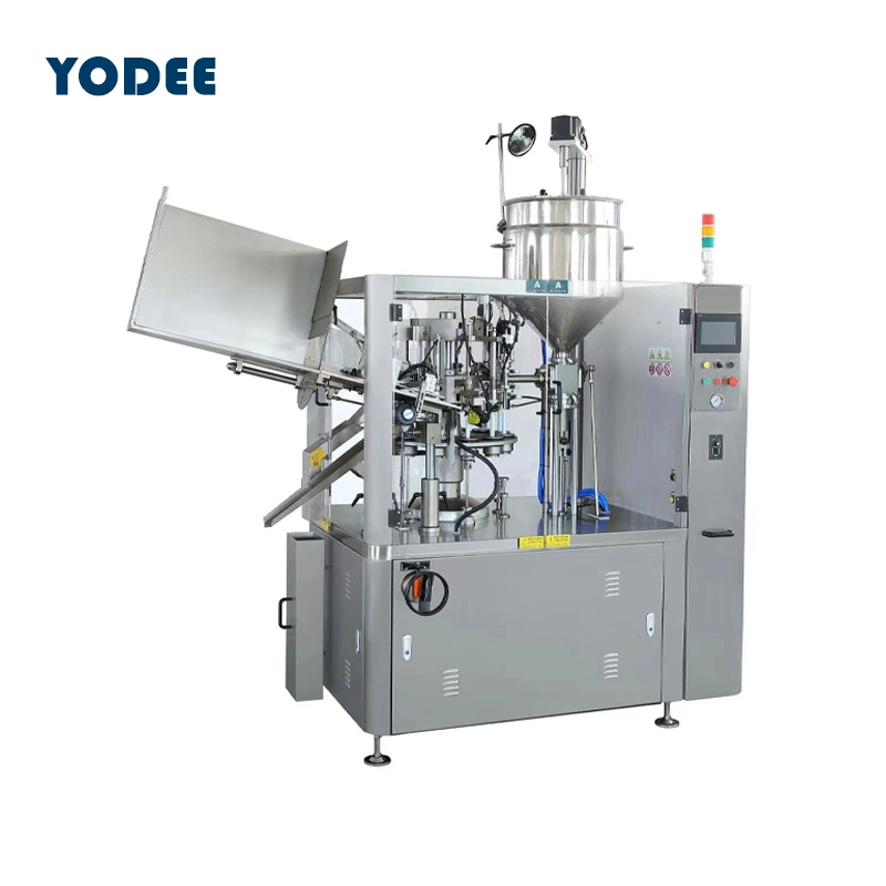 Yodee Machinery Automatic Plastic Aluminum Tube Packing Sealing and Cosmetic Filling Machine