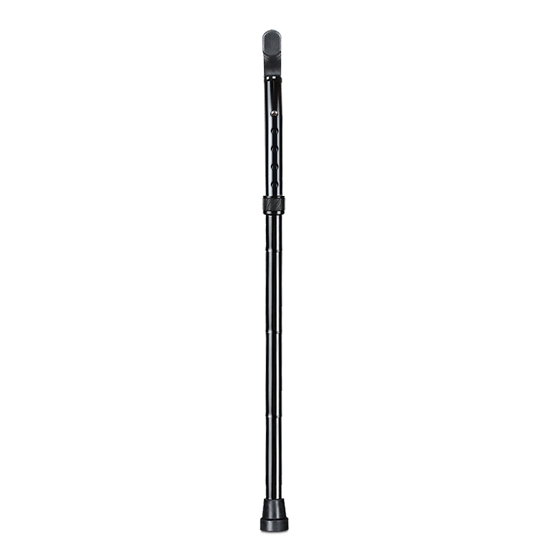 High-Strength Aluminum Alloy Tube Oxidized Surface Adjustable Medical Nordic Disable Foldable Cane Walking Stick