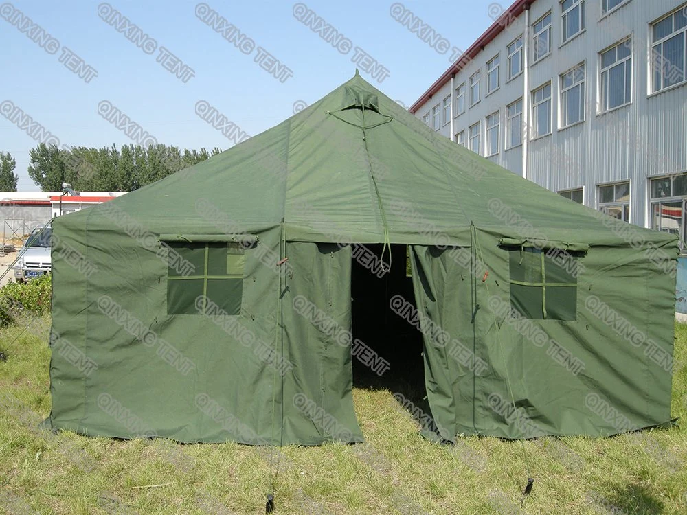 Imperméable 4.8mx4.8m Windproof Camo durables tente de toile pour 10-12 personnes