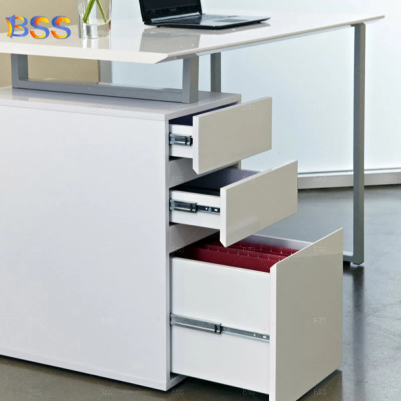 White Office Desk CEO Desk Gloss Small White Office Desk