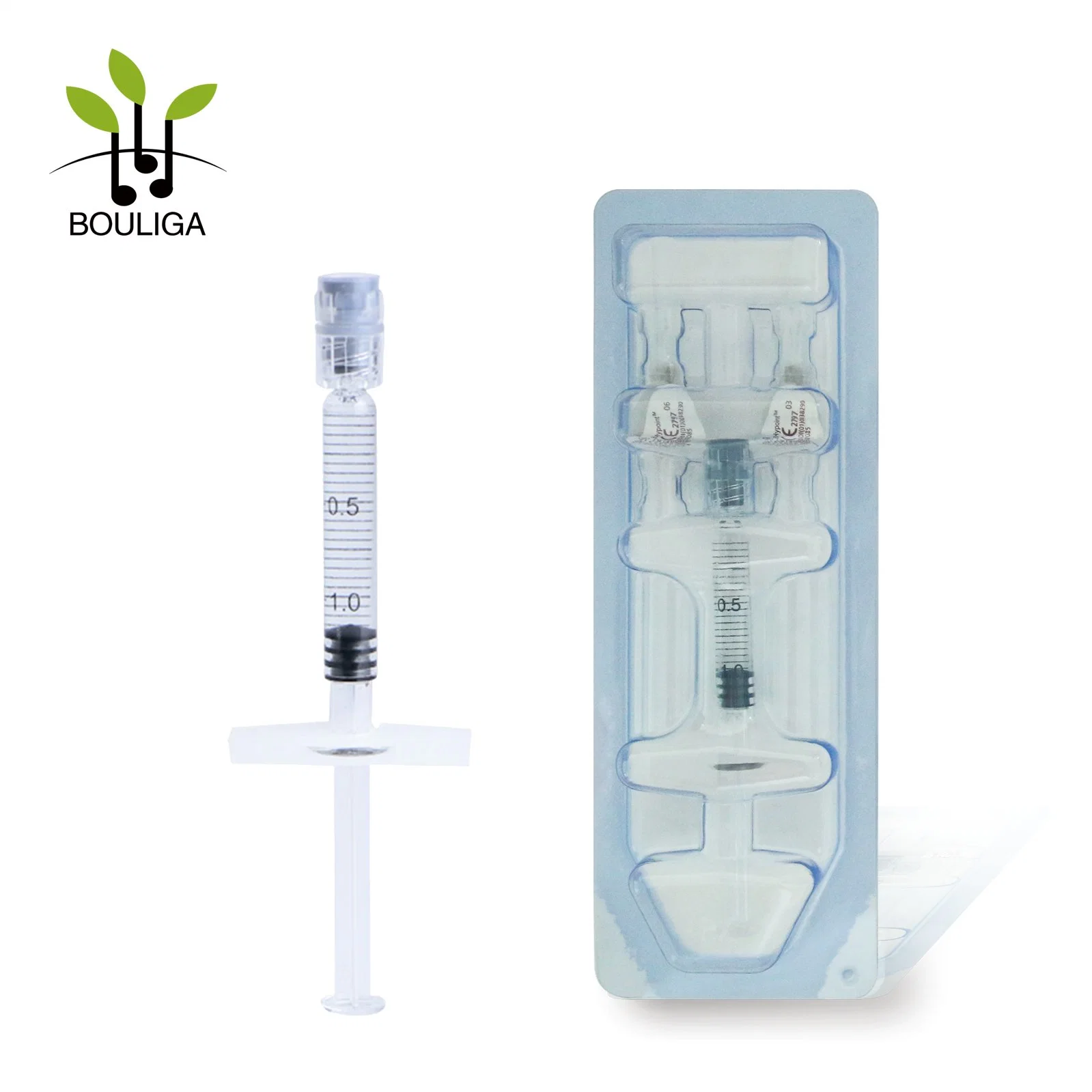 Bouliga Academy Productos Cross Linked Injectable Hyaluronic Acid Dermal Filler 1ml llenadora de ha segura y duradera