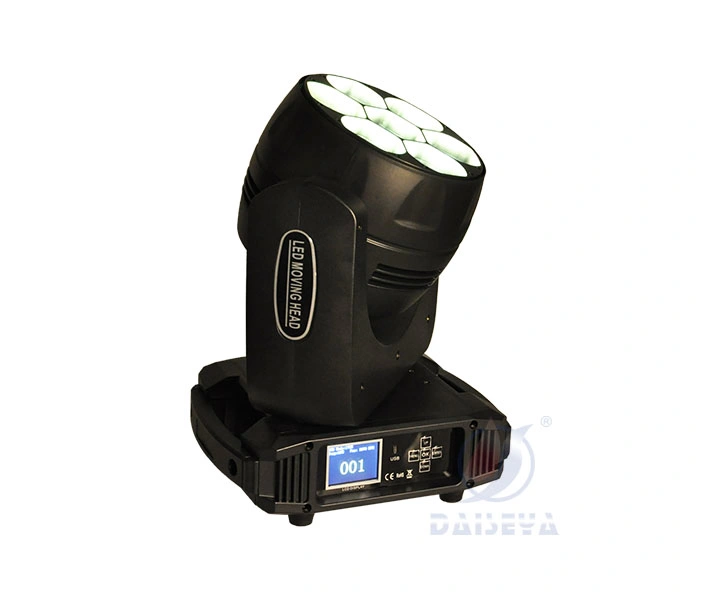 Tête mobile de lavage LED 7X40W 4en 1 RGBW Zoom DJ Stage Lumière pour DJ