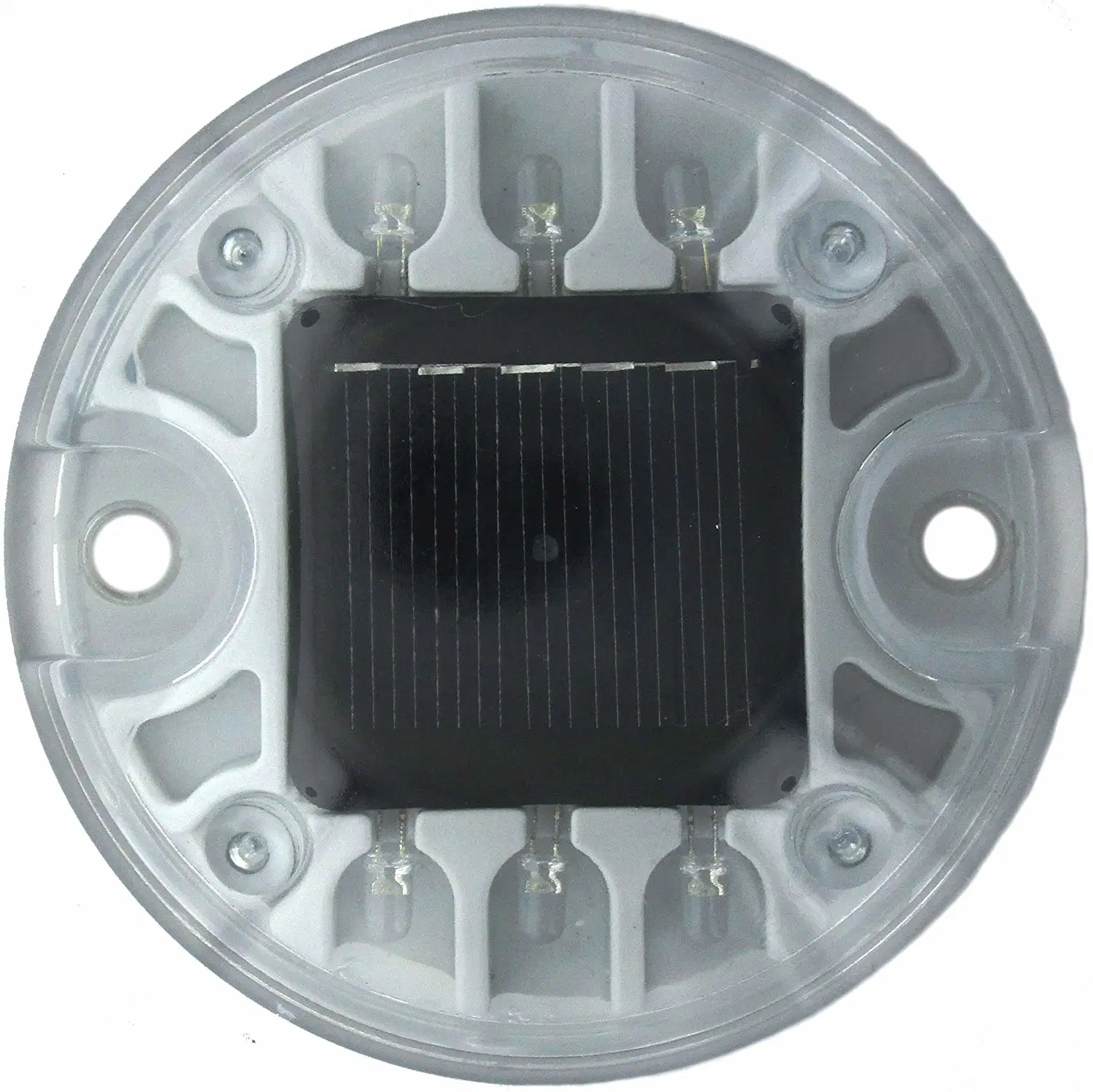 PC LED rund Fahrbahn Sicherheit Cat Eye Solar Road Stud