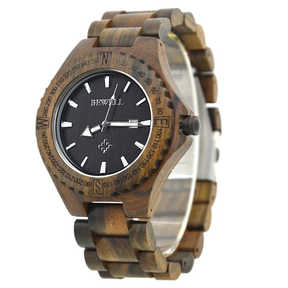 Ready to Shipping OEM Wrist Watch Custom Logo Wood Luxury Watches for Business Mens Quartz Watch Brand Your Gshock