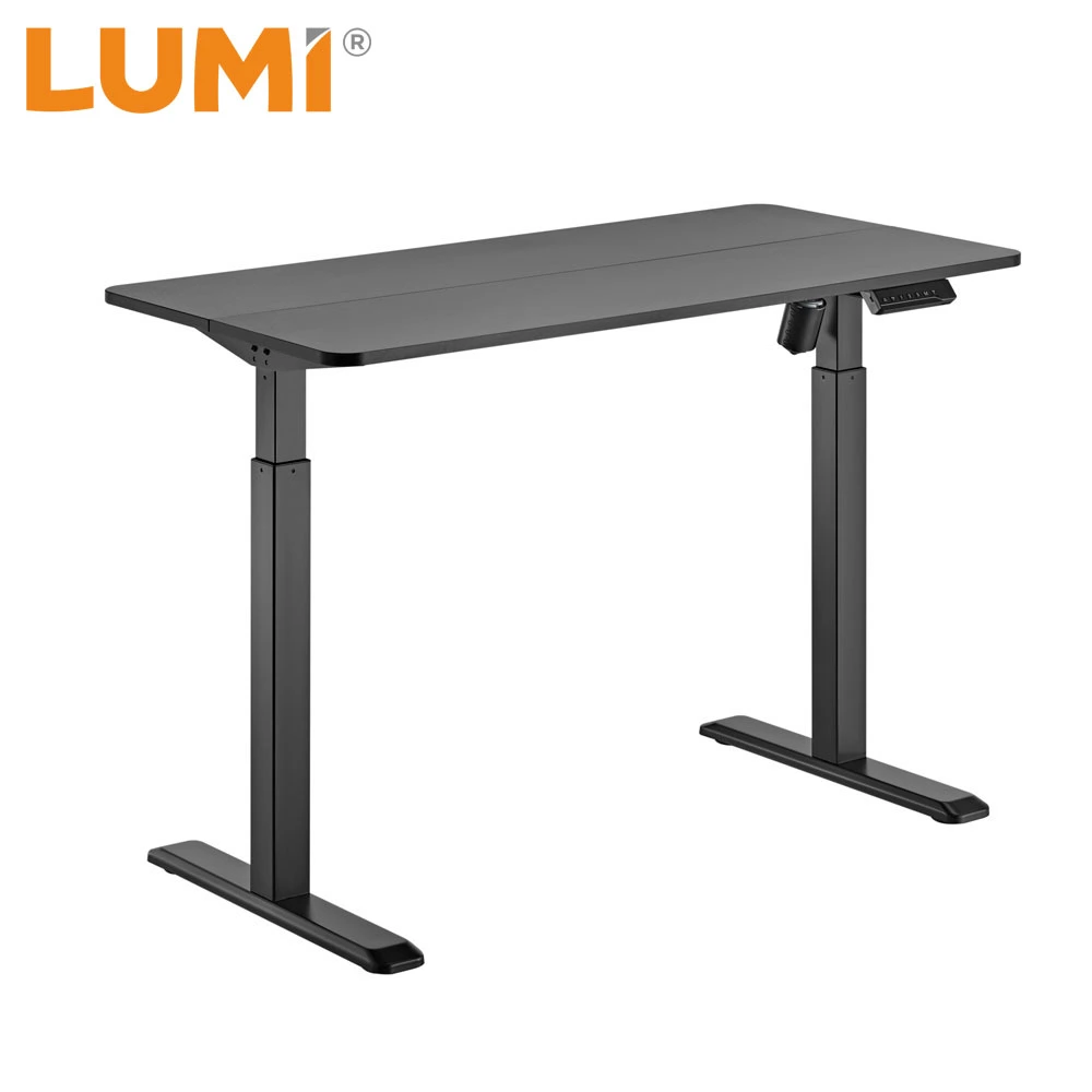 LUMI moderno Muebles eléctrico ajustable Sit Stand Oficina de un solo motor Escritorio