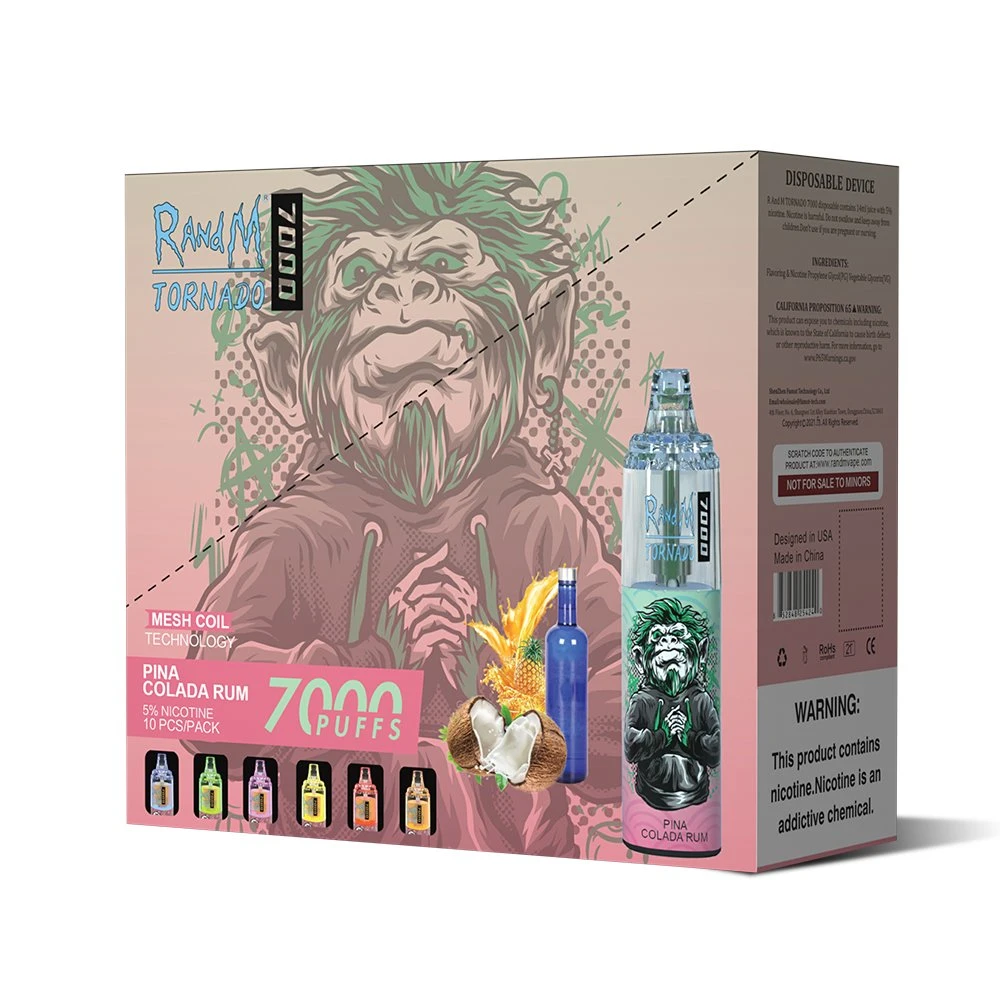 Wholesale/Supplier I Vape Randm 7000 Puffs Tornado Prefilled