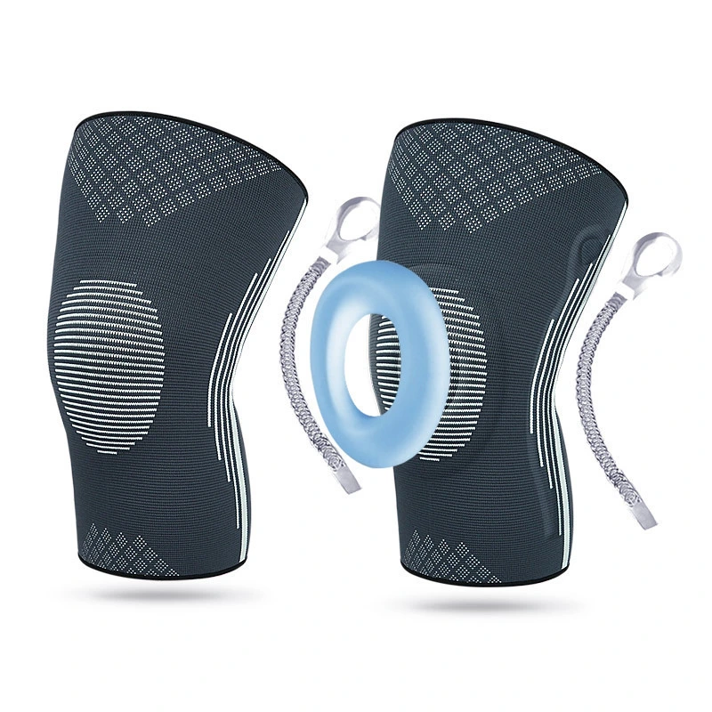 Amazon Hot Selling Running Cycling Fitness Silicone Spring Support Knee Pads